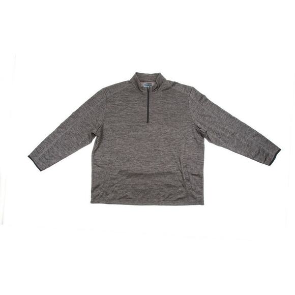 PGA TOUR Moisture-Wicking 1/4-Zip Sweater Caviar Heather Size XXL 2651 - Picture 1 of 2